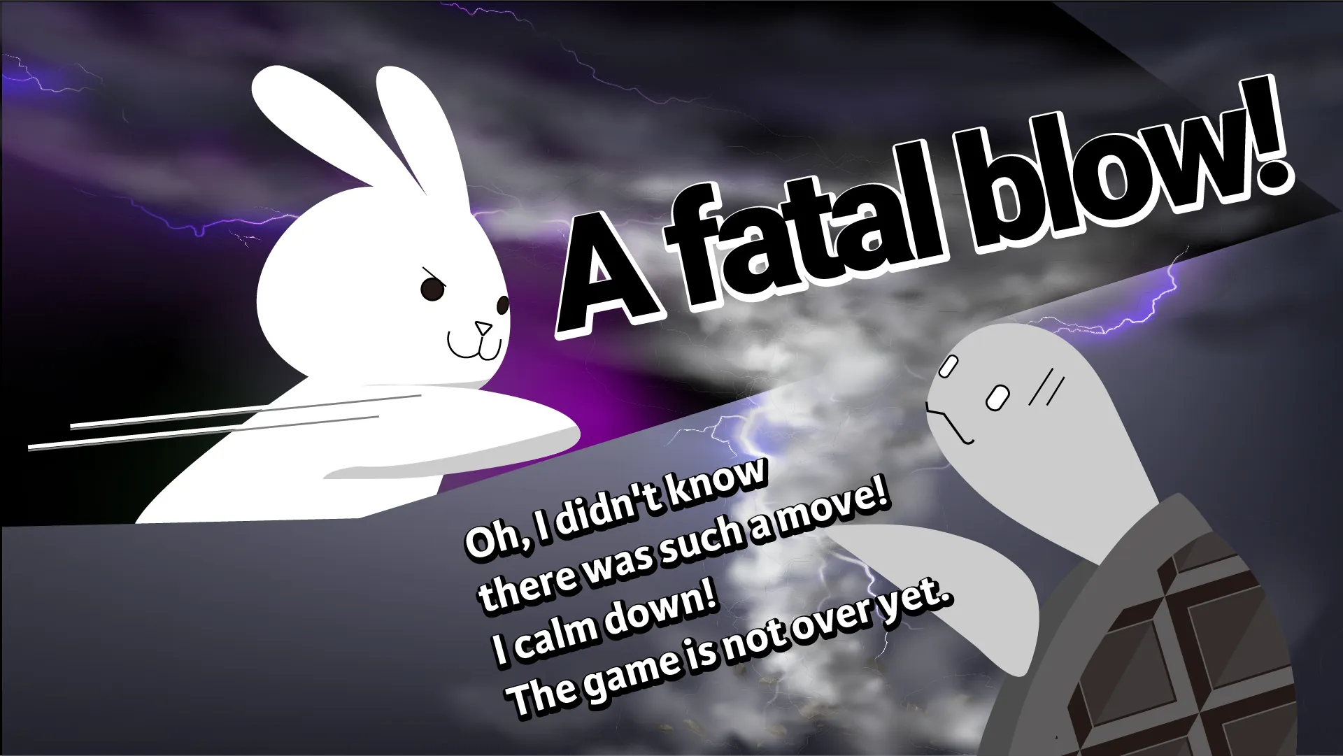 A fatal blow!Oh, I didn't know there was such a move!I calm down!The game is not over yet.